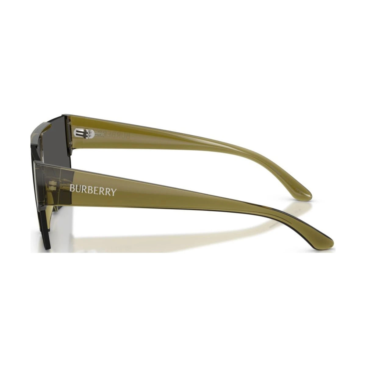 Burberry B4291 designer sunglasses angle view square frame
