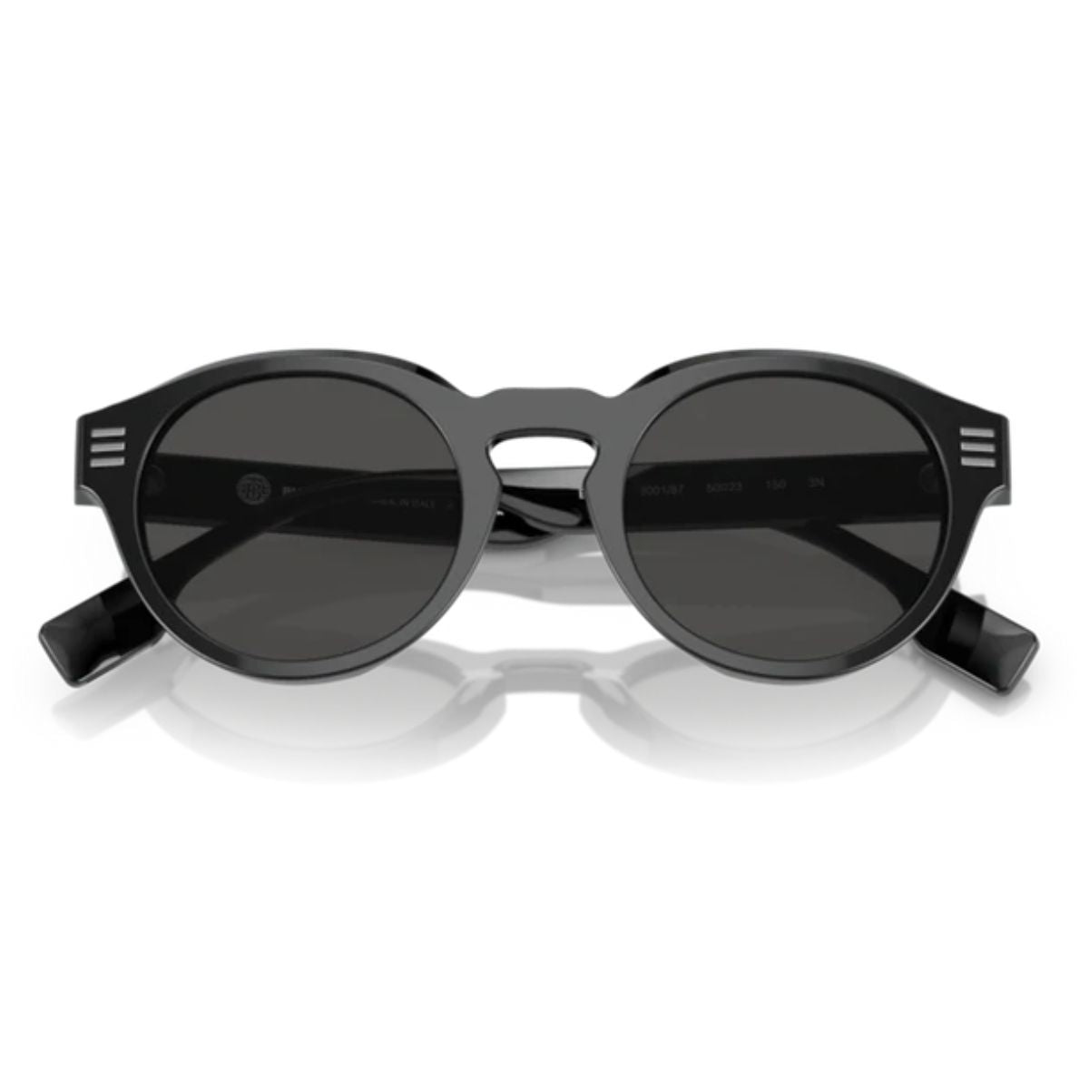 Burberry B 4404 3001/87 black round sunglasses, crafted for men & women who love stylish eyewear. Lightweight and UV-protected lenses for ultimate comfort. Shop now online at Optorium.
