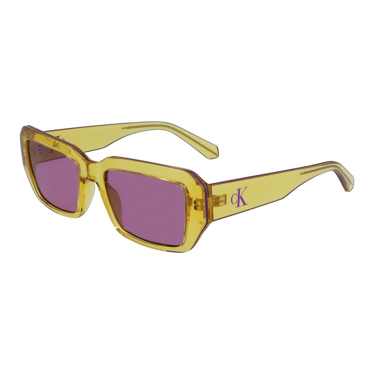 "Shop trendy Calvin Klein J23602S 701 men's rectangle sunglasses online at Optorium, buy stylish."