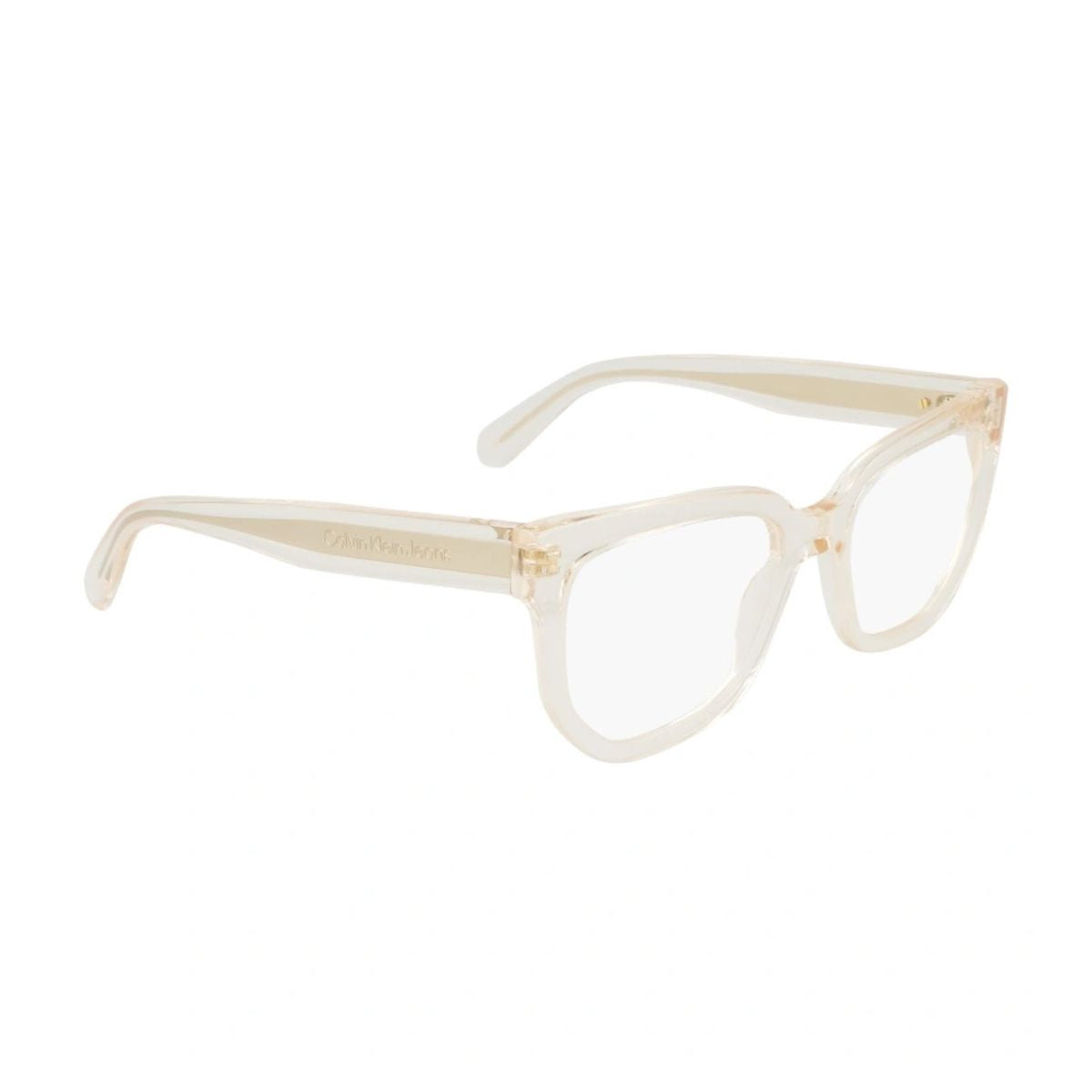 Women's Calvin Klein Jeans CKJ24615 011 rectangle frame, sleek crystal-to-rose UV reactive design. Buy online at Optorium.