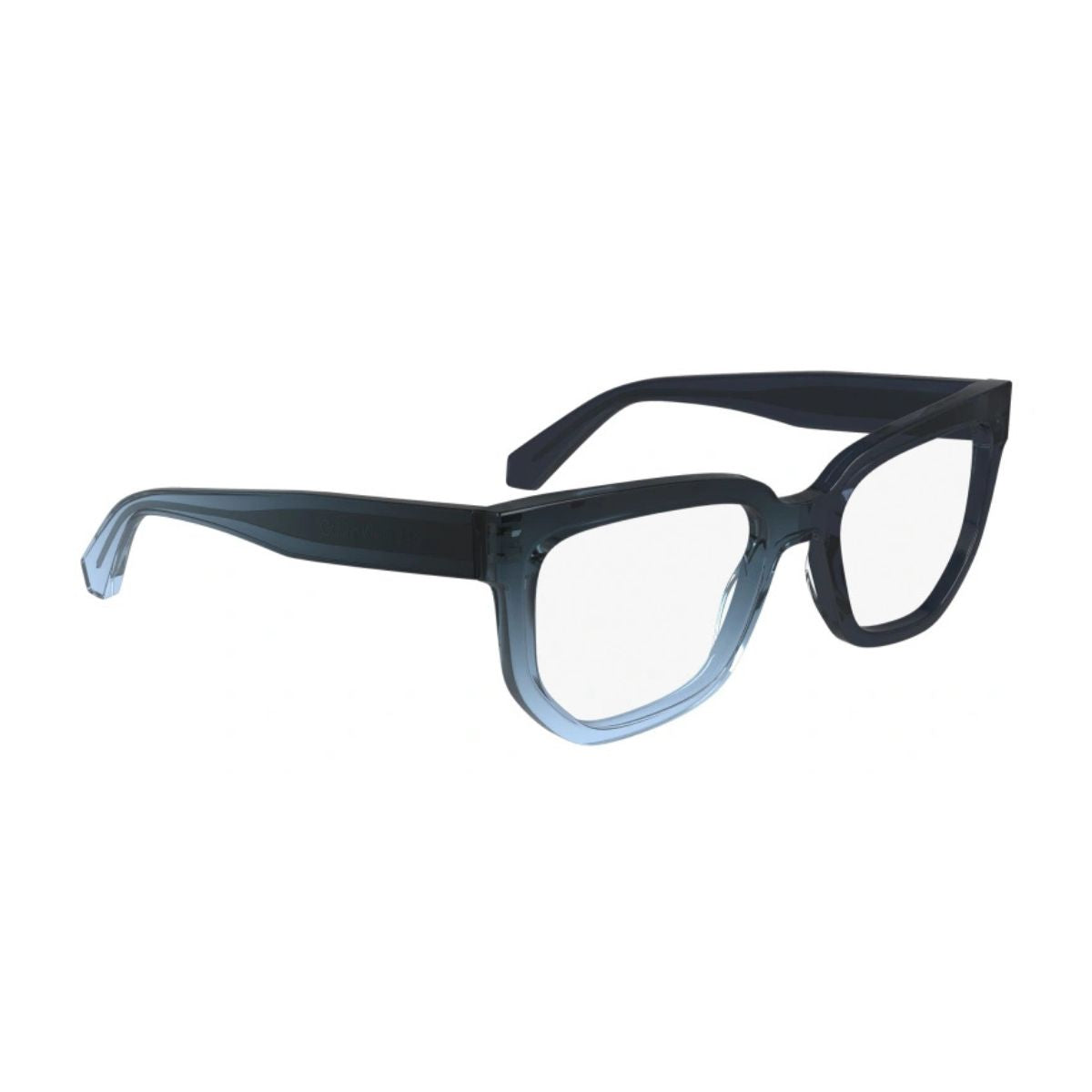 Women's Calvin Klein Jeans CKJ24615 401 rectangle frame, sleek azure-to-blue UV reactive design. Buy online at Optorium.