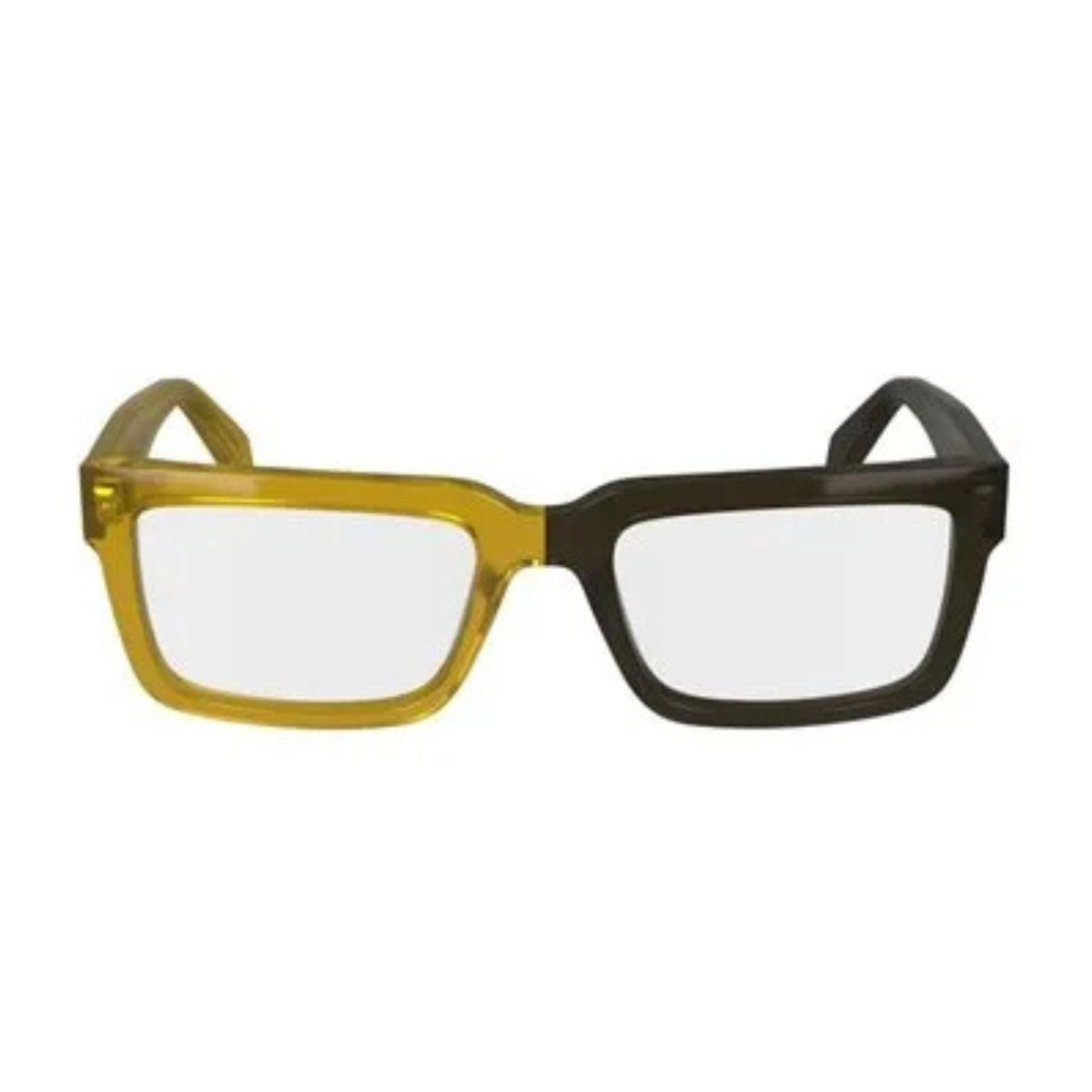 Calvin Klein Jeans CKJ24616 275 frame for men, honey to brown rectangle design. Available online at Optorium.