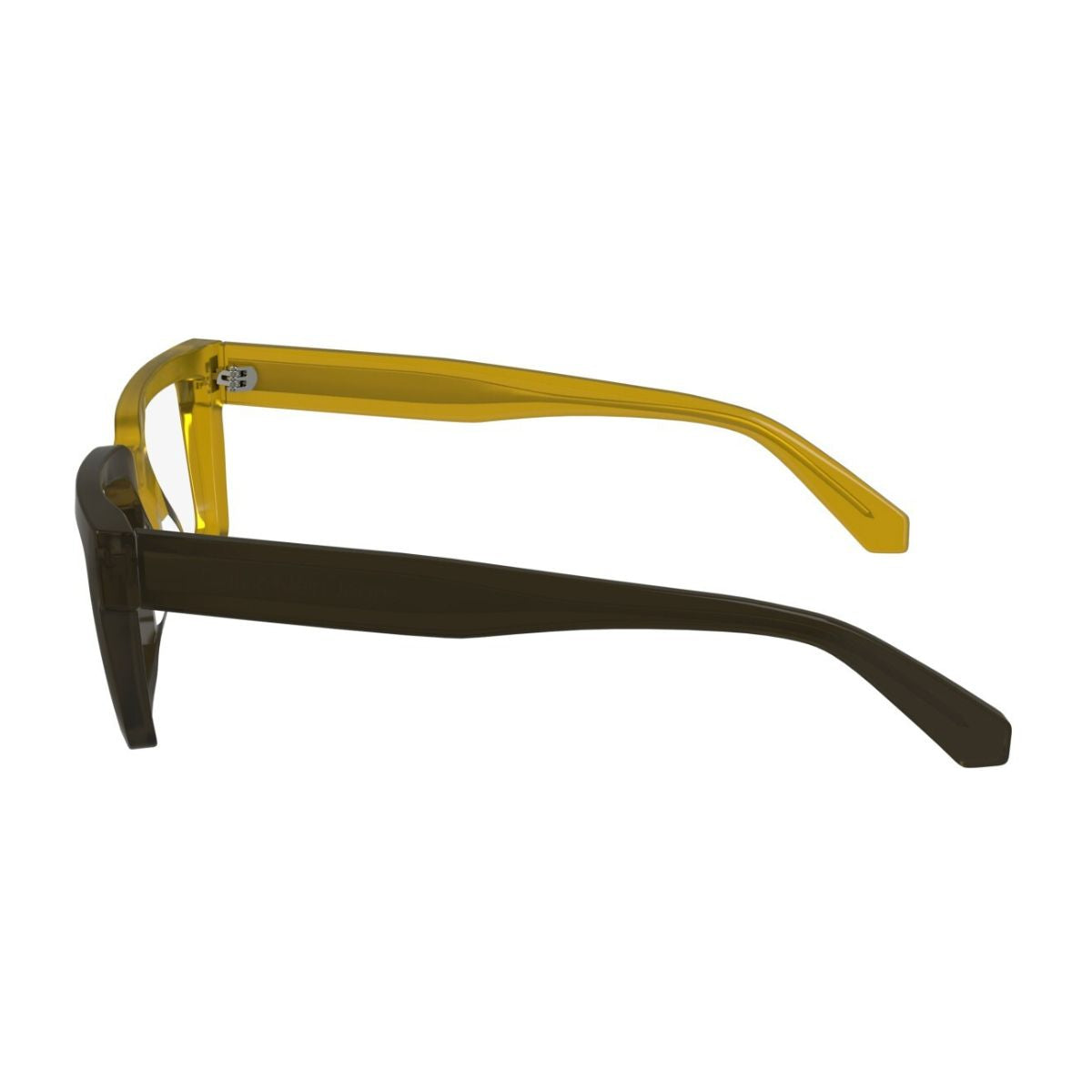 Calvin Klein Jeans CKJ24616 275 eyeglasses, honey-to-brown rectangle frame for men. Available at Optorium.
