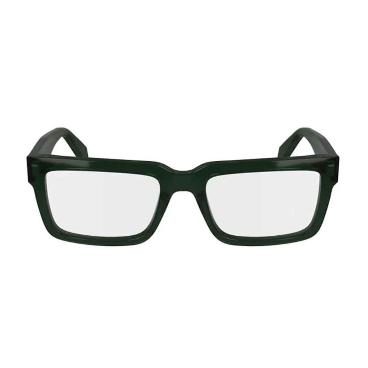 Men's Calvin Klein Jeans CKJ24616 305 rectangle frame, sleek green-to-dark green UV reactive design. Buy online at Optorium.