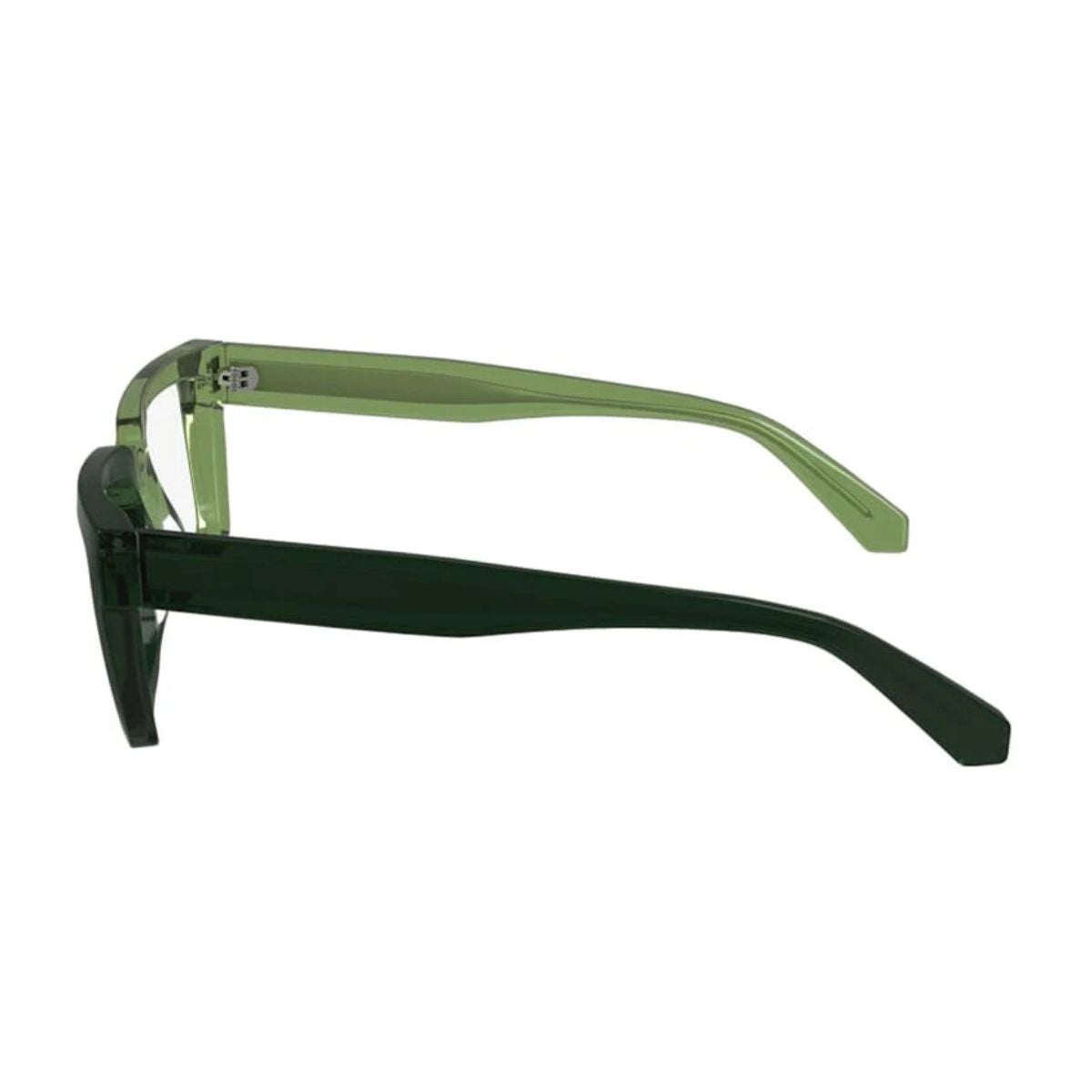 Calvin Klein Jeans CKJ24616 305 eyeglasses, green-to-dark green rectangle frame for men. Available at Optorium.