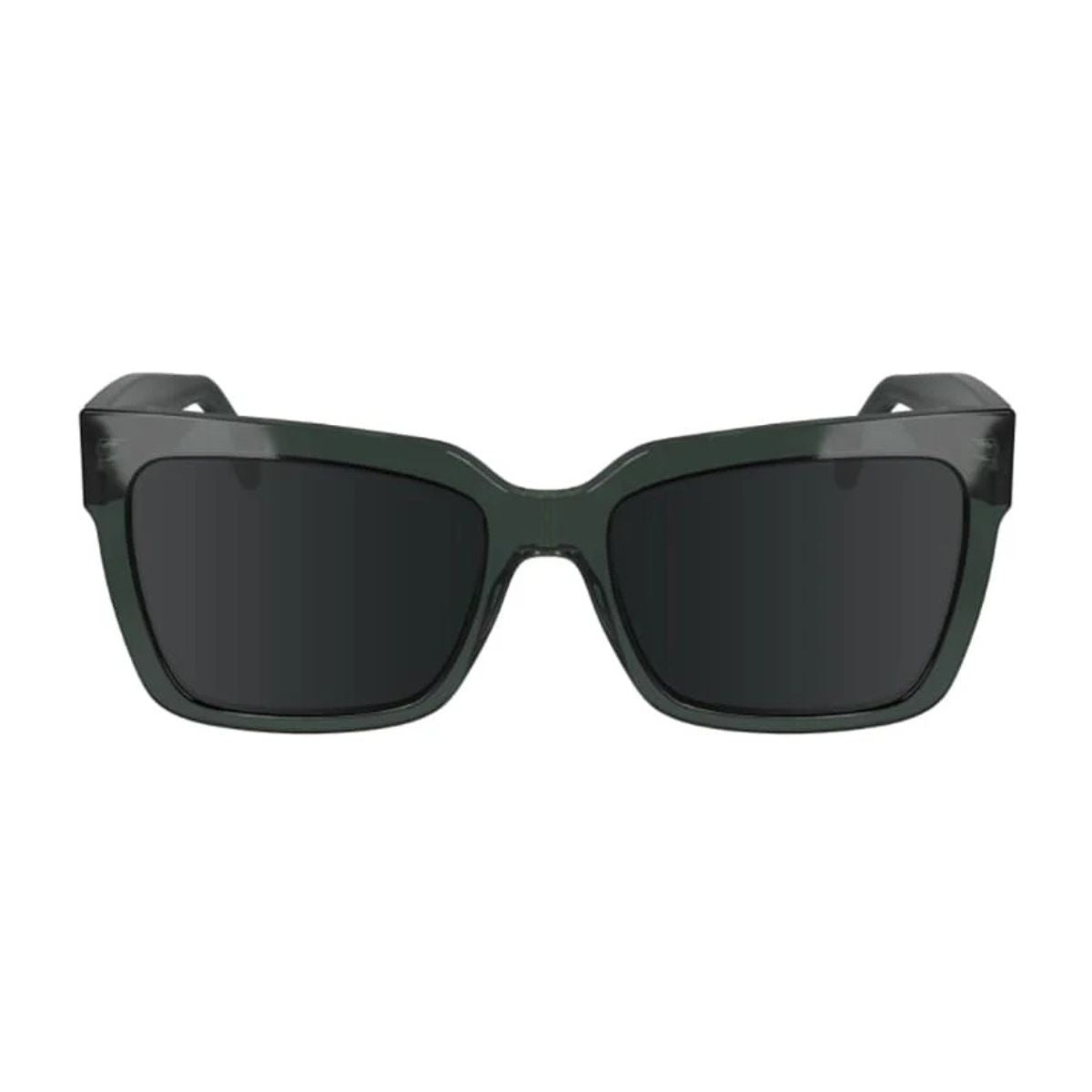 Women's Calvin Klein Jeans 24606S 006 sunglasses, UV reactive crystal-to-grey frame design. Buy online at Optorium.