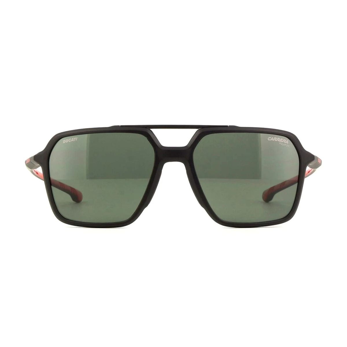 "Carrera Ducati 042/S 003UC polarized sunglasses with green lenses online at Optorium."