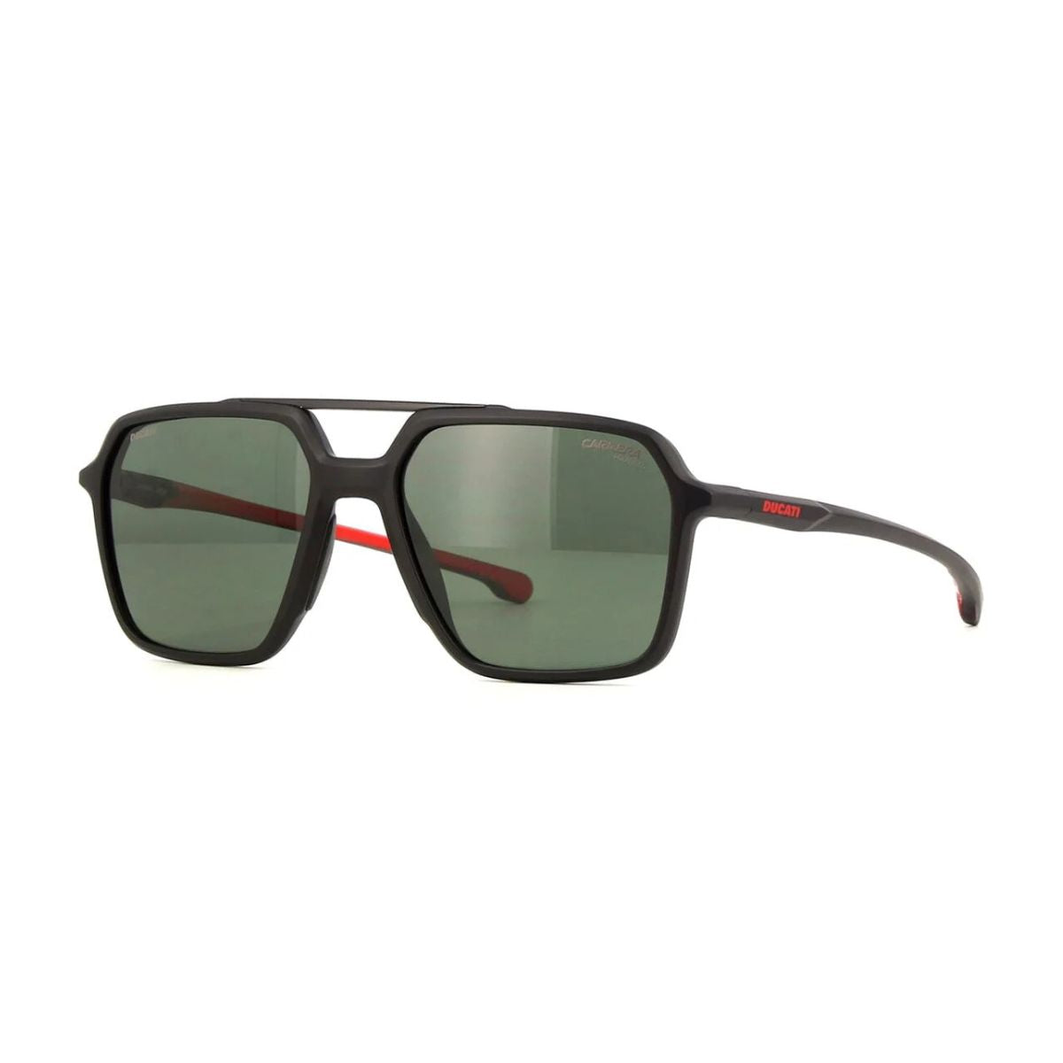 "Stylish Carrera Ducati 042/S black frame sunglasses for men online at Optorium."