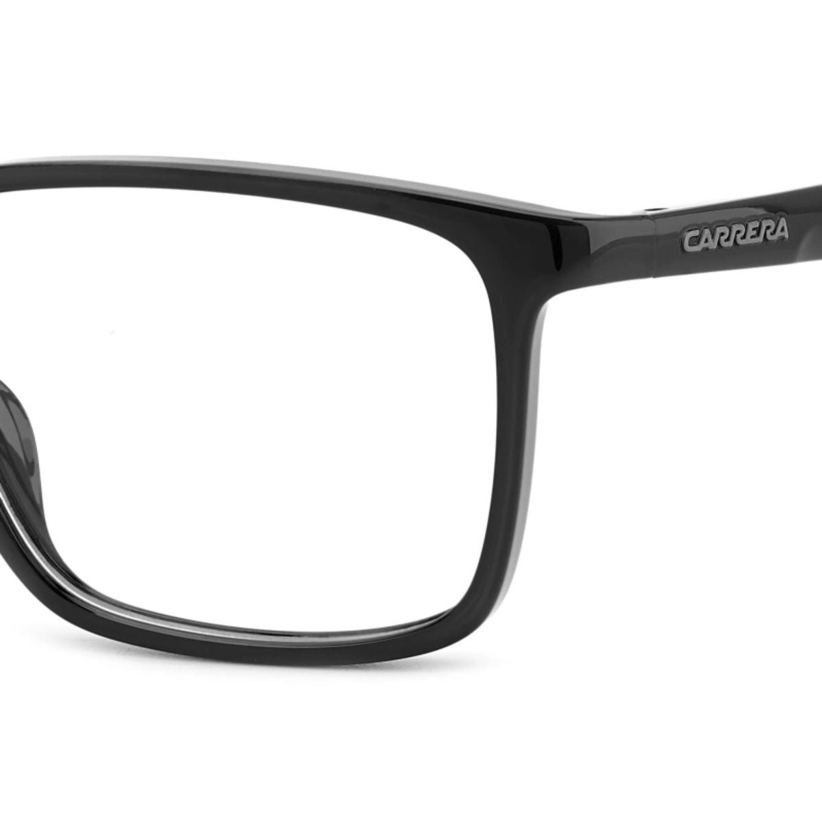 "Lightweight Carrera 4415 807 square eyeglasses frame for men, black color online at Optorium."