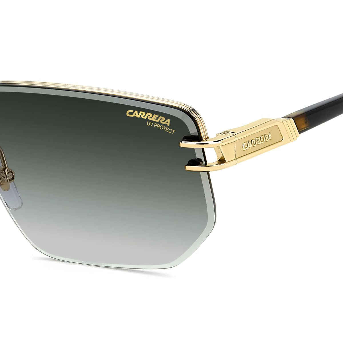 "Carrera 1070/S 0NR9K half rim stylish men's sunglasses lightweight design online at Optorium."