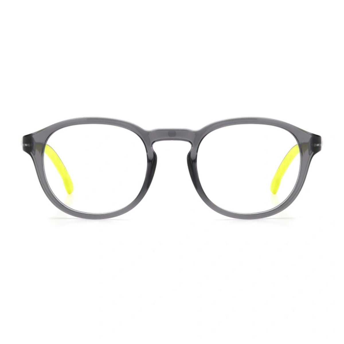 "Carrera 8873 KB7 round transparent grey frame for men, online at Optorium."