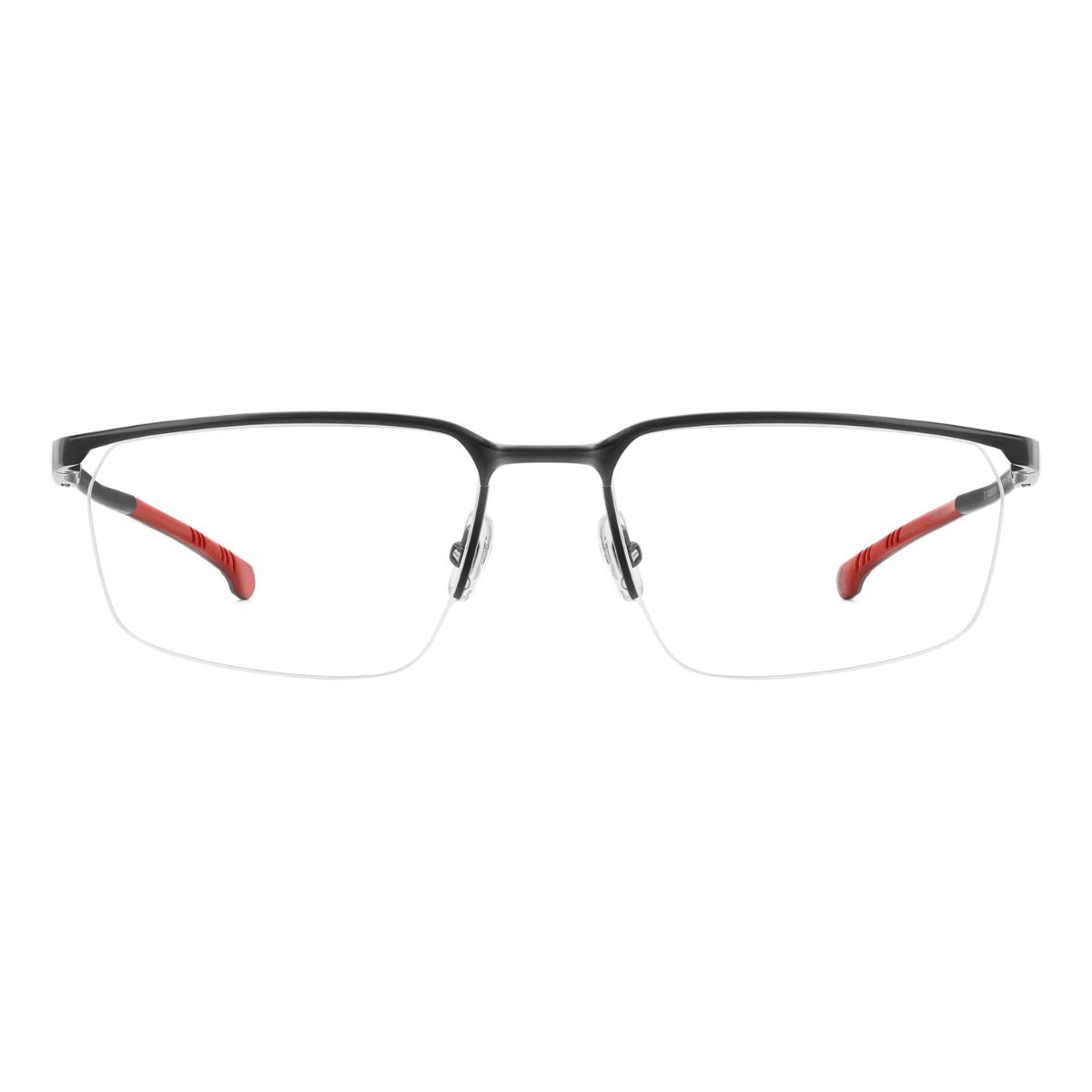"Carrera Ducati 048 003 black metal half-rim frame for men, online at Optorium."