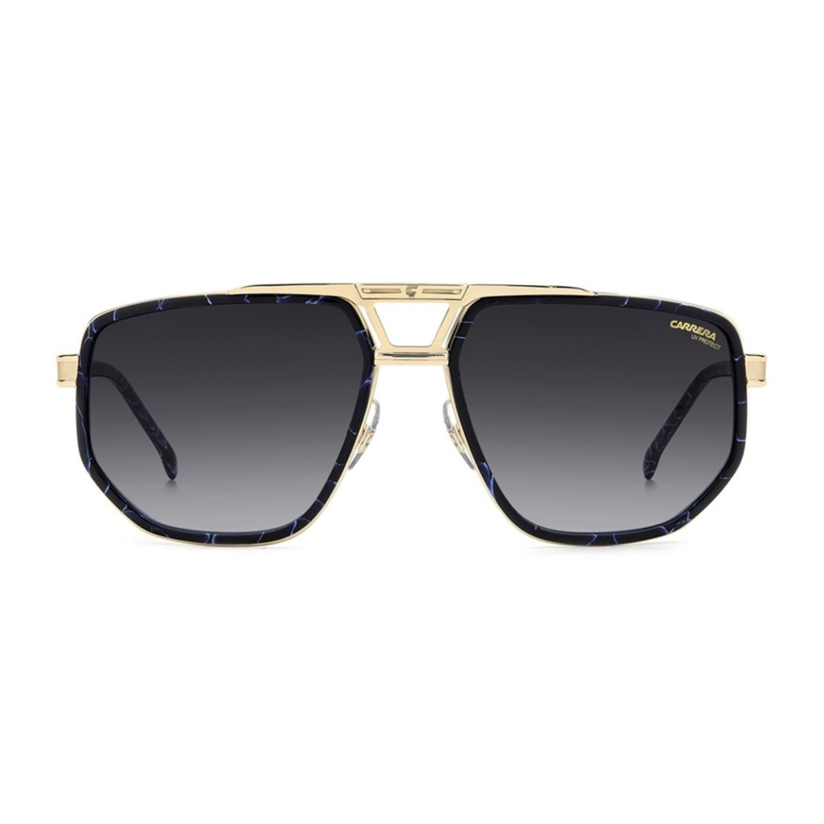 "Carrera 1072/S KY290 square sunglasses for men with UV protection and bold black frame – Optorium"