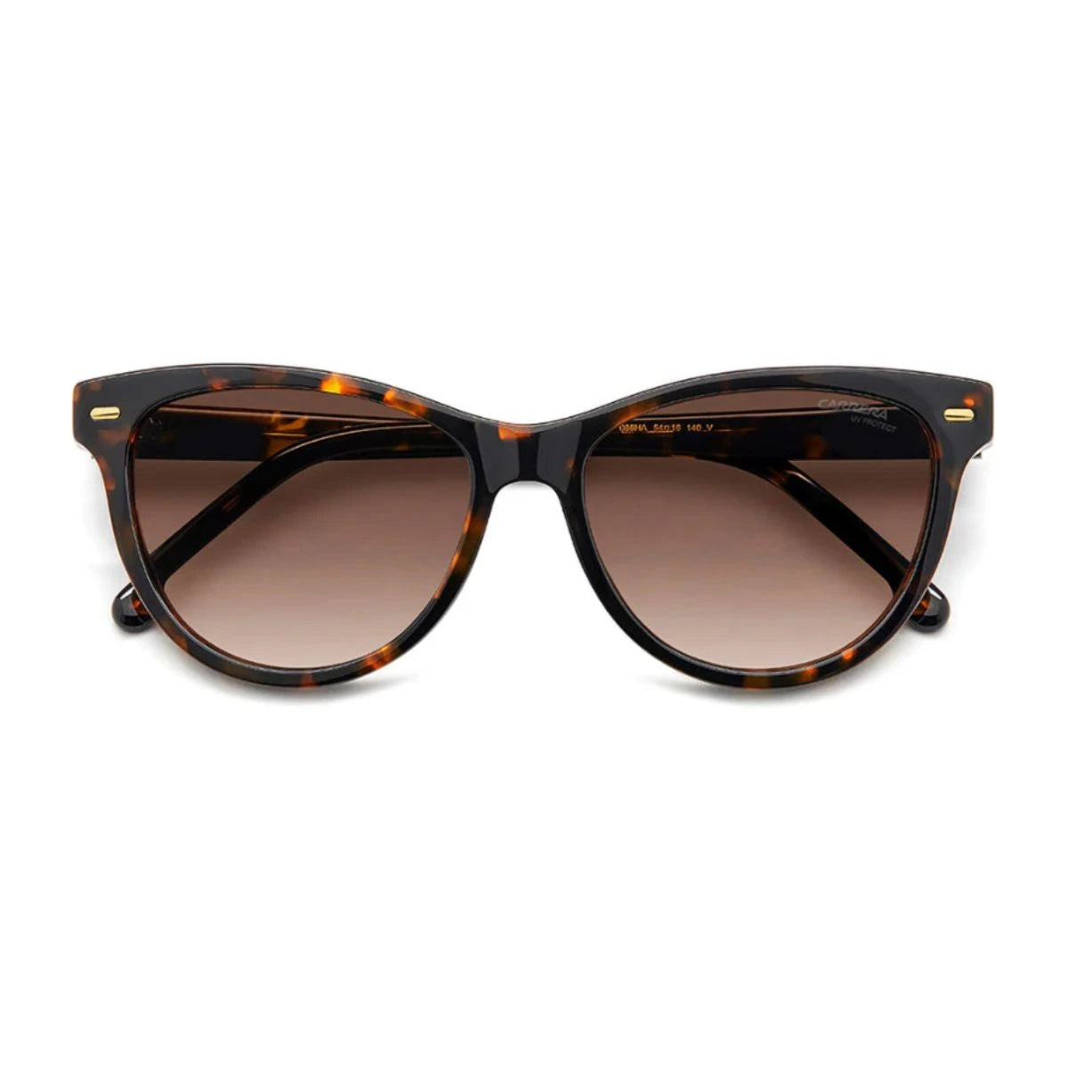 Carrera 3015/S 086HA havana cat-eye sunglasses with brown gradient lenses for women at Optorium