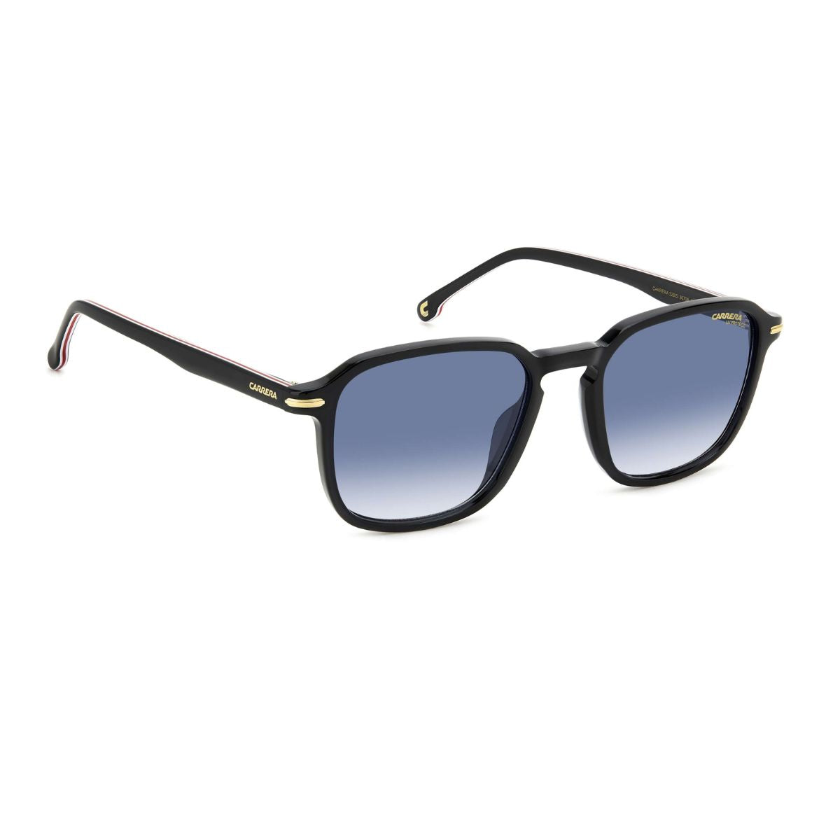 "Fashionable Carrera 328/S 80708 square sunglasses with UV protection, shop online at Optorium."