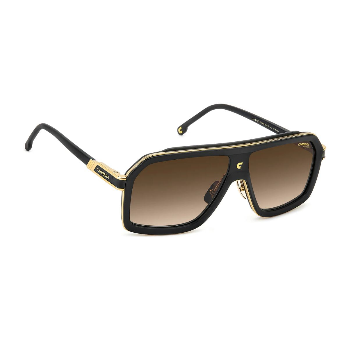 Men’s square sunglasses from Carrera eyewear, like the Carrera CA 1053/S/TI 00386, blend luxury and style—shop Carrera sunglasses online today only on optorium.