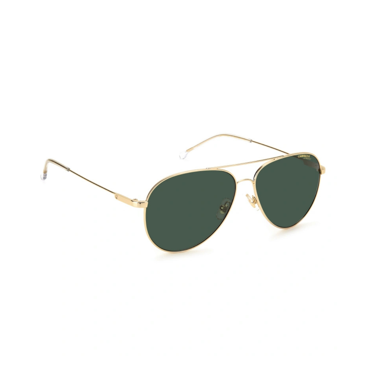 "Carrera CA 2031TS J5G stylish aviator sunglasses, gold color eyewear with UV protection for superior eye care and fashion – available online at Optorium."