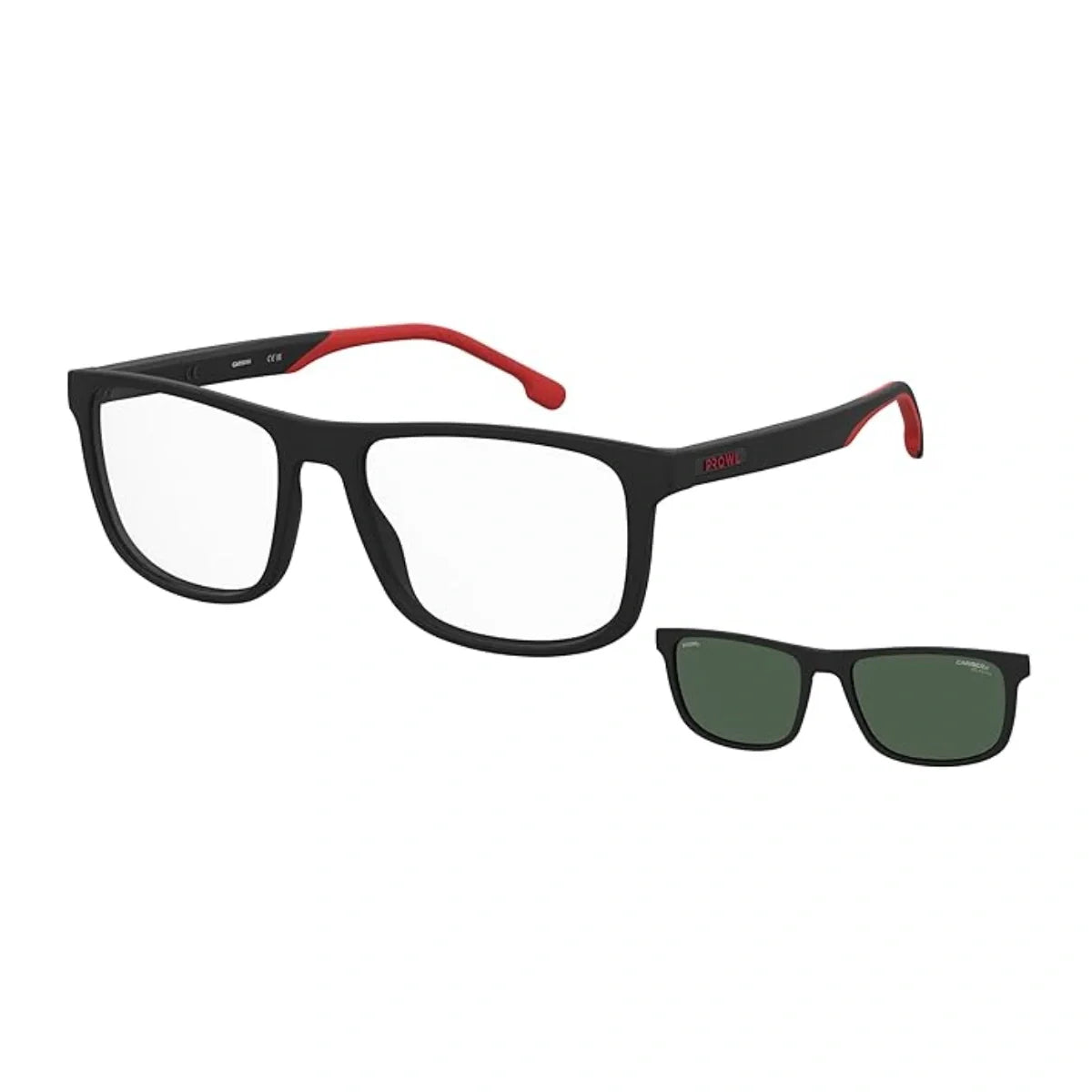 Carrera eyeglasses CA PRW 8/CS/IN 00399 square shape with green lenses at Optorium
