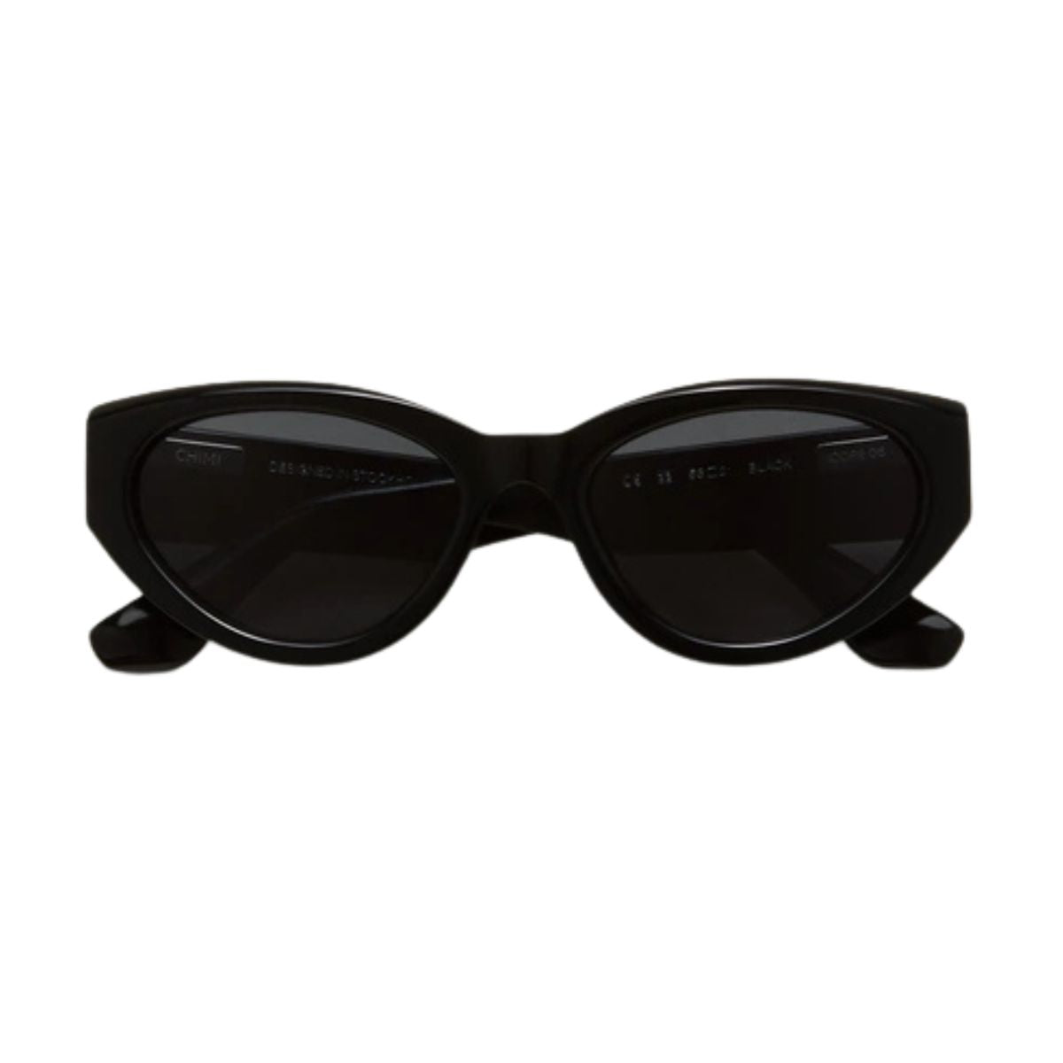"Chimi Cat-Eye Core 06 Black sunglasses offer style and comfort, buy now at Optorium online."