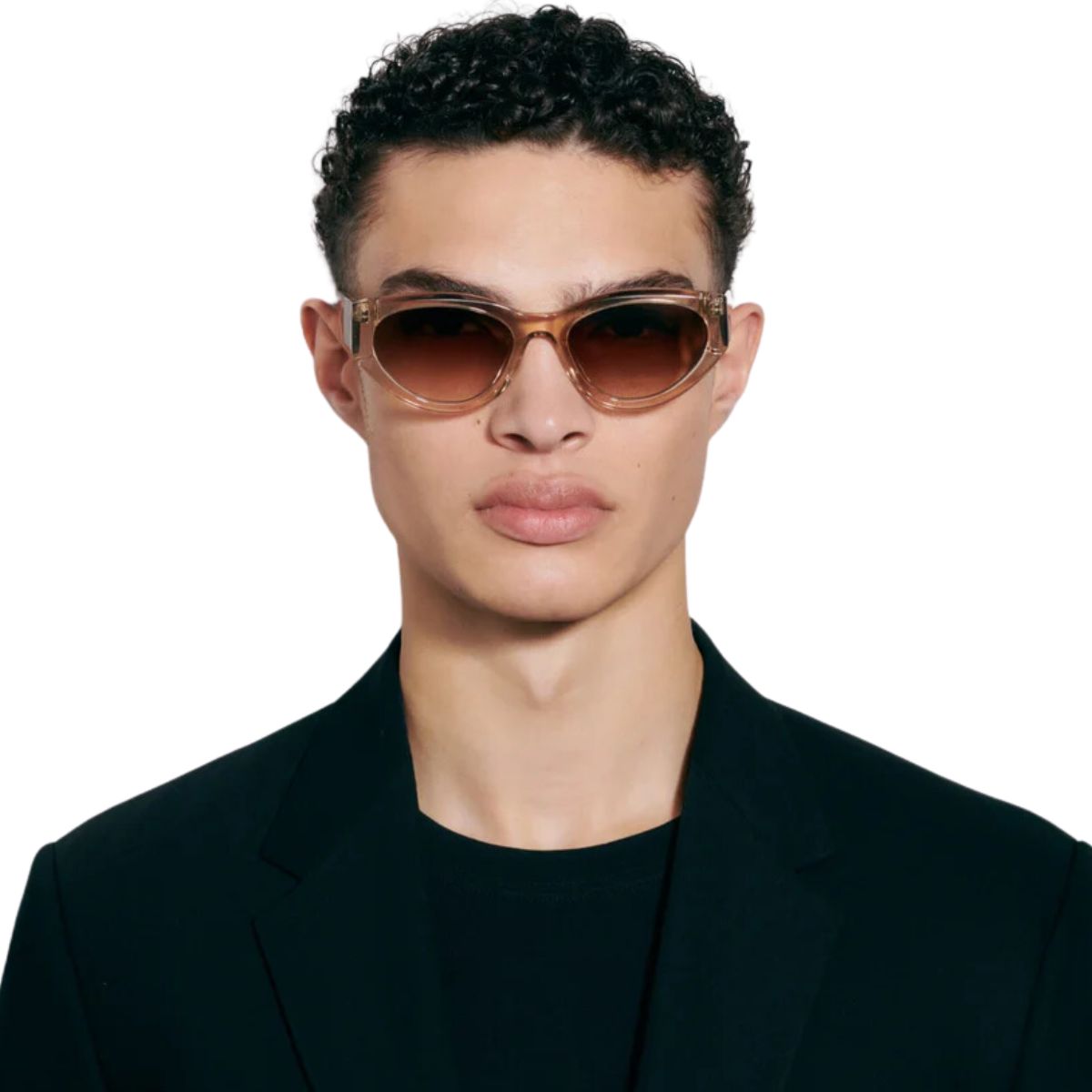 "Chimi Cat-Eye Core 06 Ecru sunglasses blend elegance and function, available at Optorium."