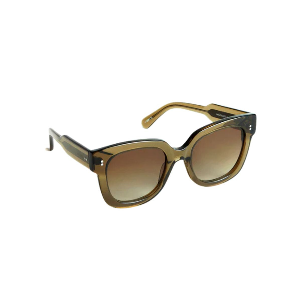 "Stylish Chimi Core 08 Green Square sunglasses, lightweight and protective, buy at Optorium online."