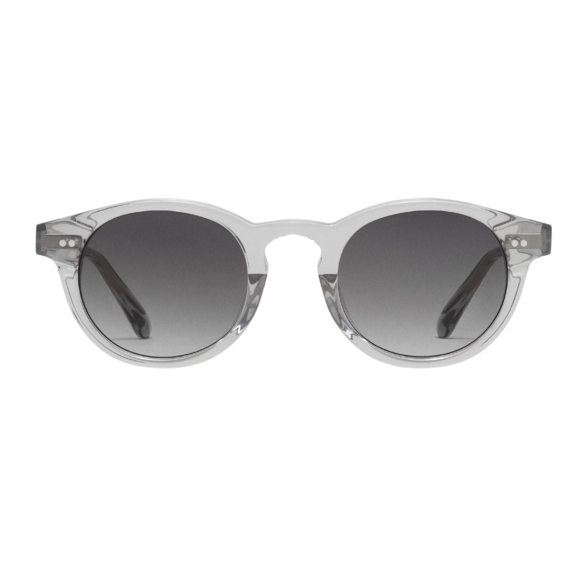 Chimi CORE 01 Grey sunglasses for men and women, featuring a stylish circular shape and UV protection for superior eye care. Shop online at Optorium.