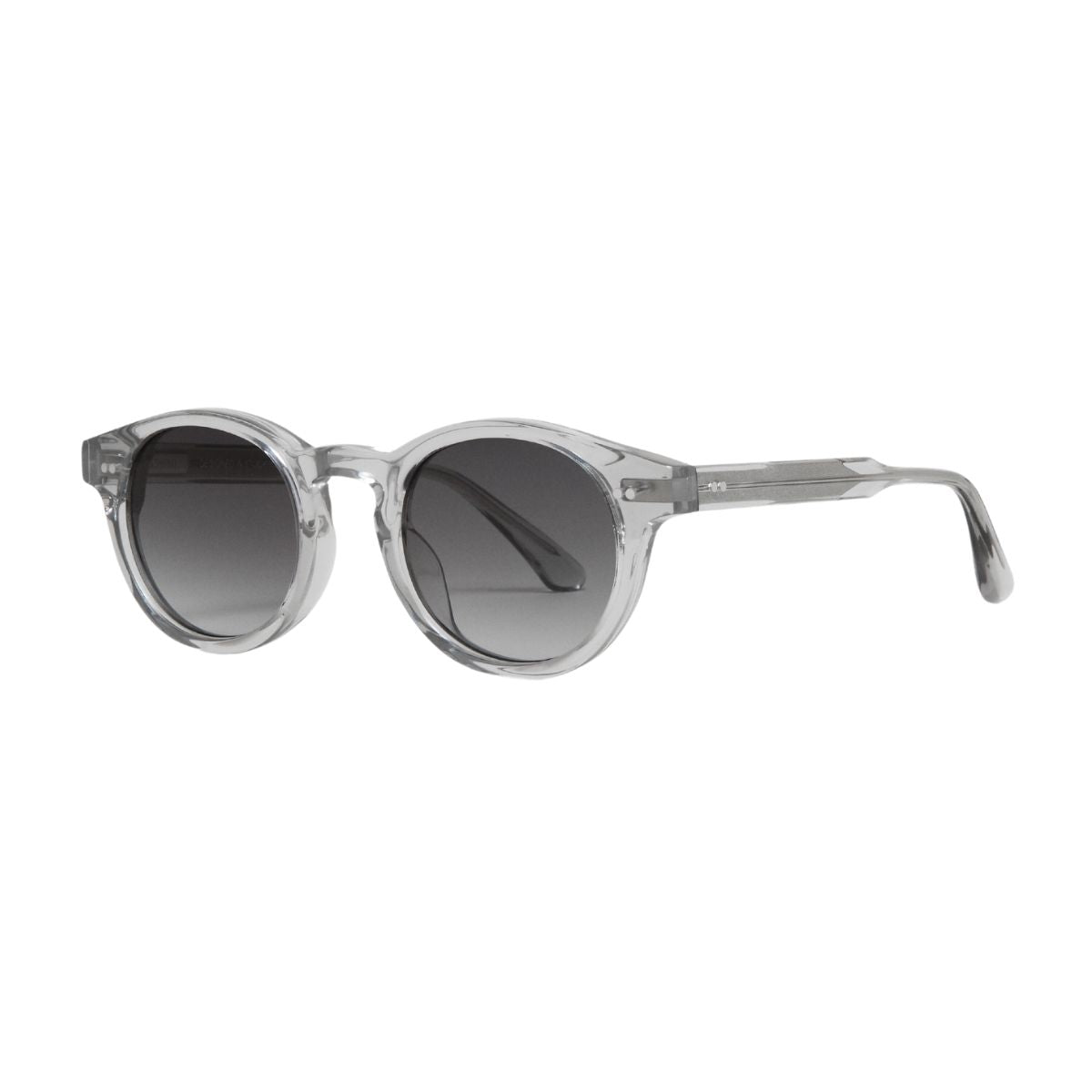 Chimi CORE 01 Grey sunglasses offer a sleek circular design with UV protection, ensuring comfort and style for men and women. Available online at Optorium.