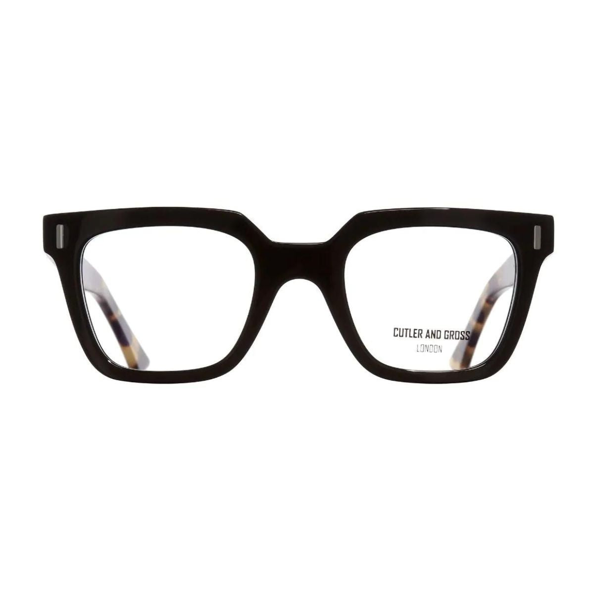 "Cutler and Gross Square Frame 1305 06, stylish prescription frame for men | Optorium"