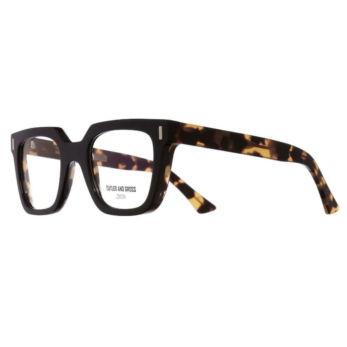 "Shop Cutler and Gross 1305 06 men's square eyeglasses frame, modern design | Optorium"