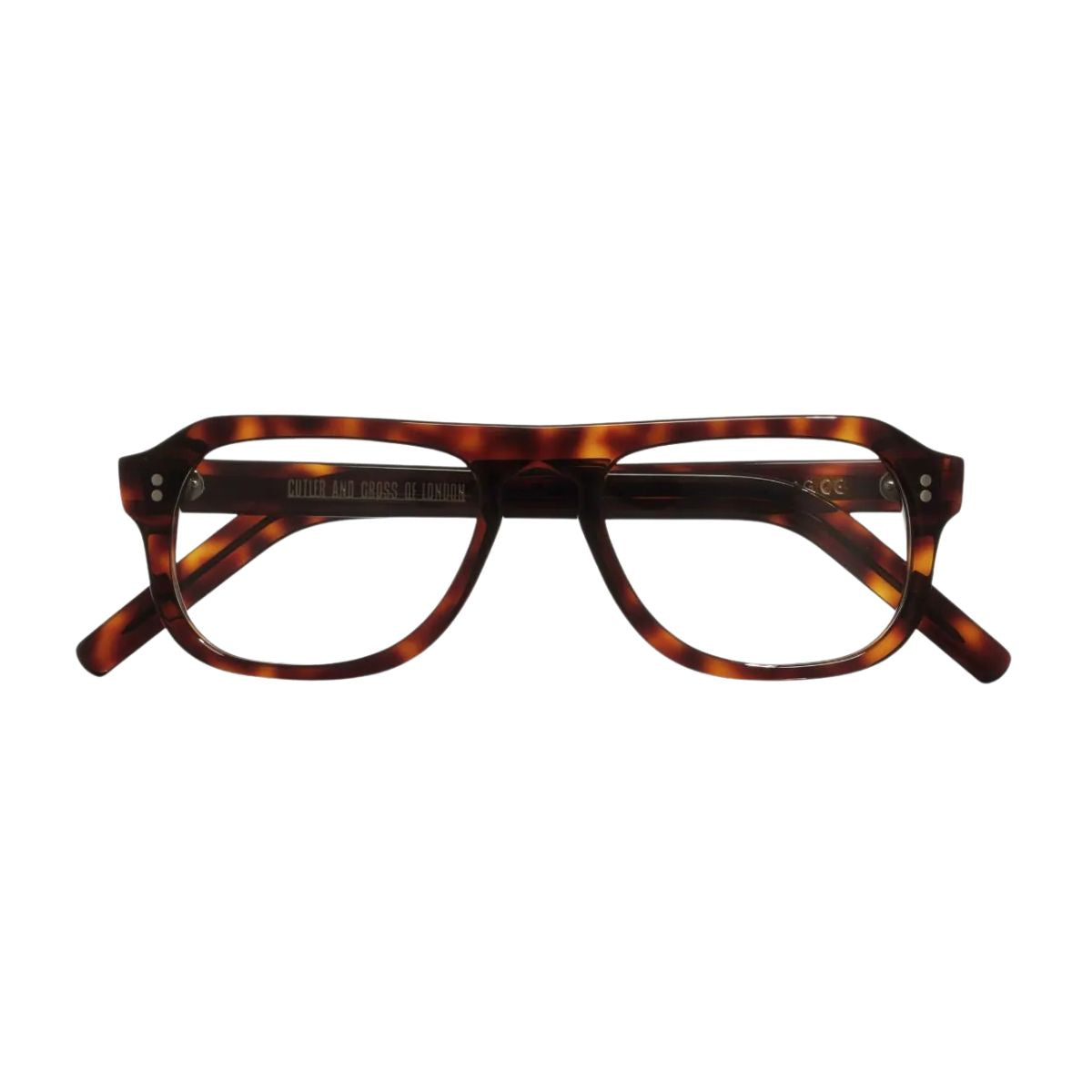 "Cutler & Gross unisex 0822 DT01 eyeglasses, sleek dark turtle color frame online at Optorium."