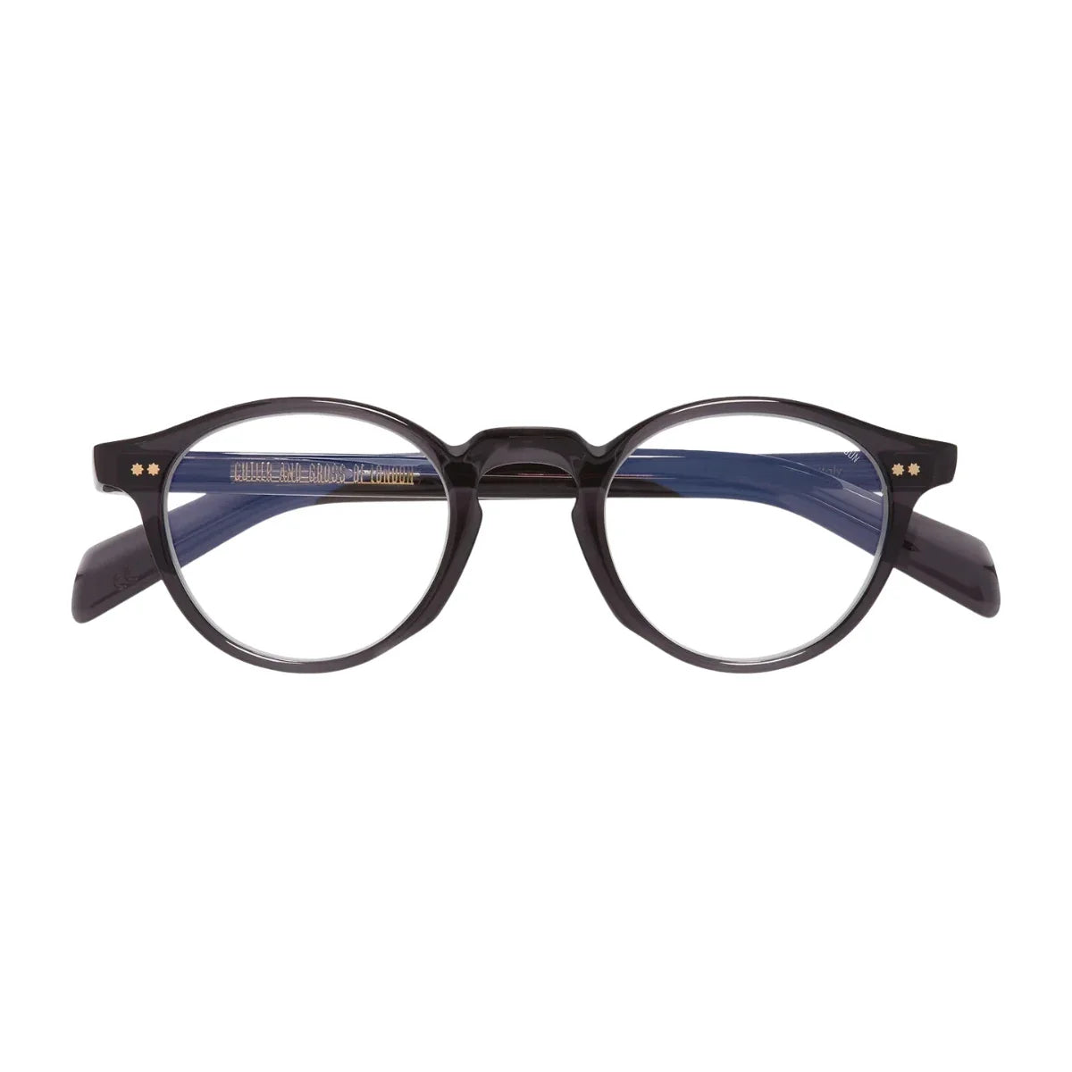 Premium dark grey Cutler & Gross Eyeglasses CGOP GR04 03 acetate frame eyewear for men and women | Optorium