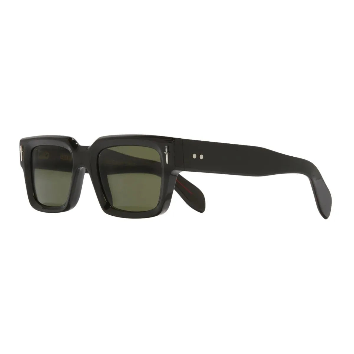 Cutler & Gross sunglasses in black color, square shape with UV protection for men, a standout piece from The Great Frog line. Shop Cutler & Gross eyewear now at Optorium.
