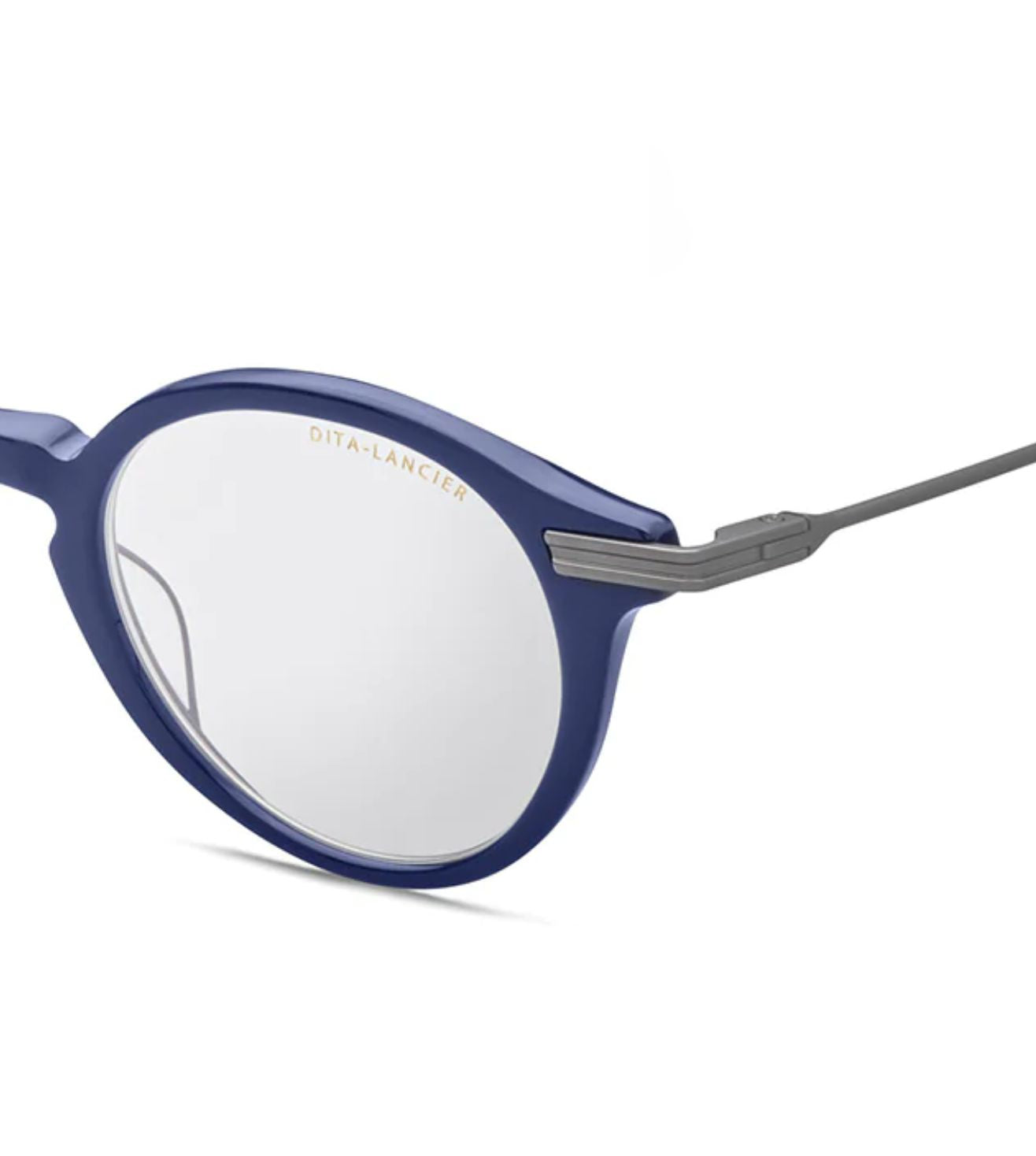 "Dita Lancer DLX427-A-04 round frame for men and women - stylish eyewear at Optorium"