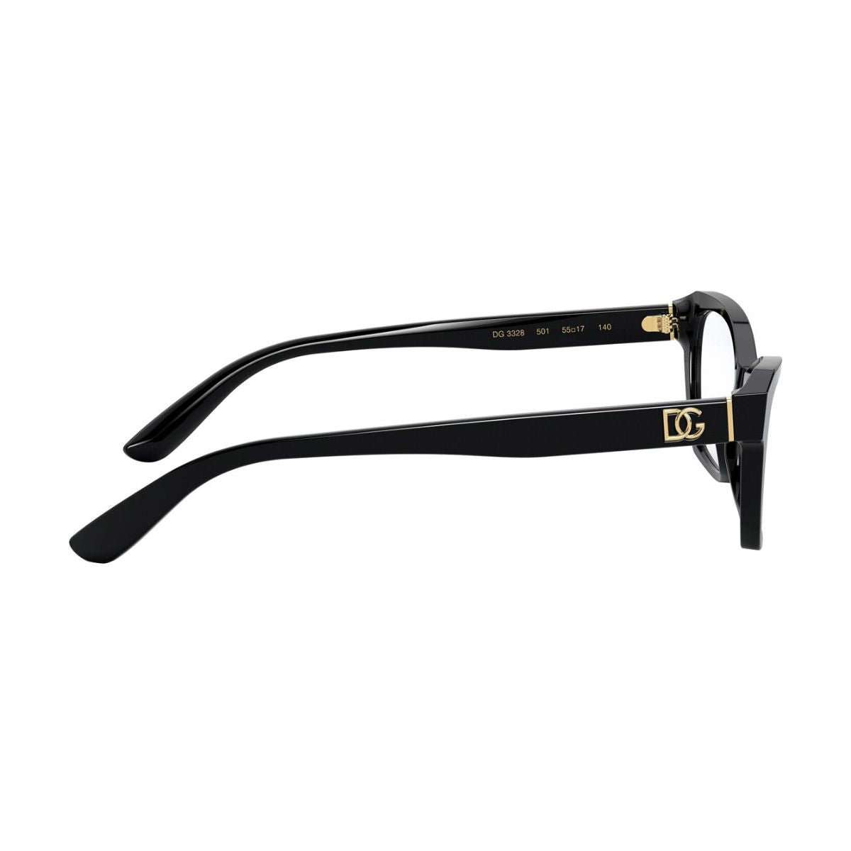 "buy Dolce&Gabbana 3328 501 black color eyeglasses frame for women's at optorium"