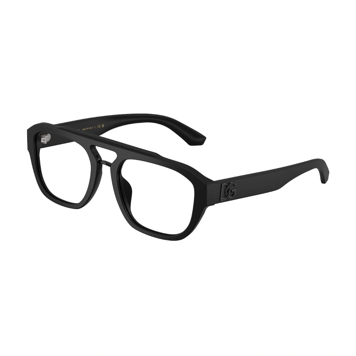 DG3415 2525 matte black full rim optical frame profile