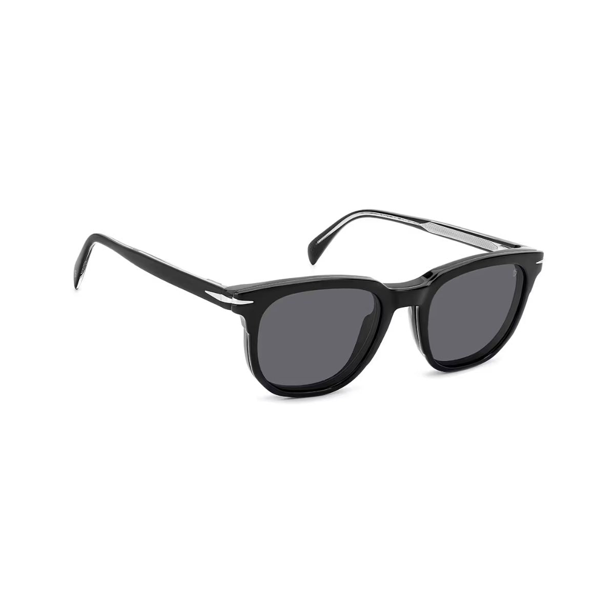 "David Beckham clip-on sunglasses DB 7120CS 80799, glare protection and style, online at Optorium."