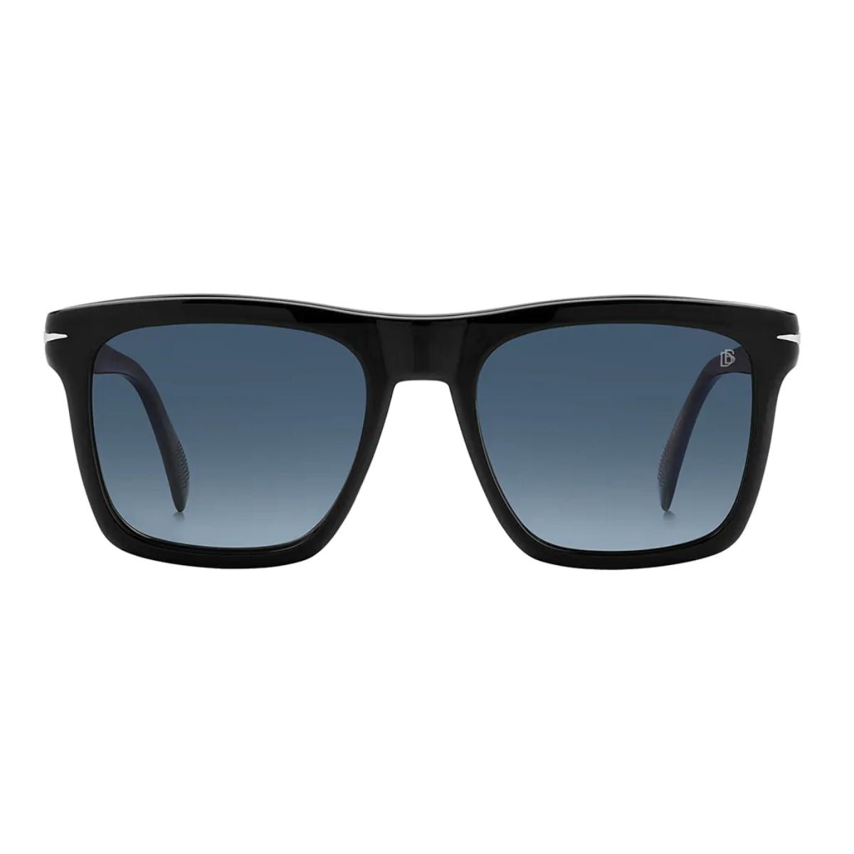 David Beckham DB7000CS 37N99 acetate square clip-on sunglasses with polarized grey lenses and UV protection, perfect for stylish men best premium eyewear – optorium.
