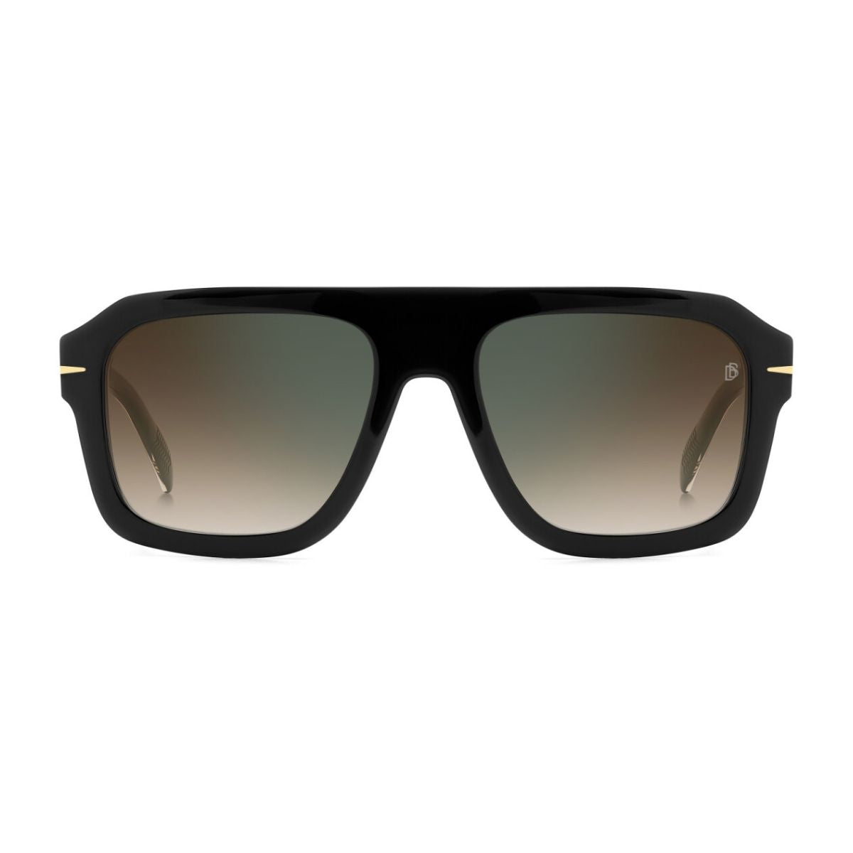 "David Beckham 7127/S 2M2QY sunglasses for men, stylish brown gradient design"