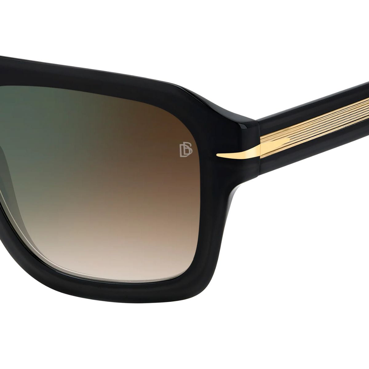 "Comfortable David Beckham sunglasses with brown gradient, perfect for eye safety"