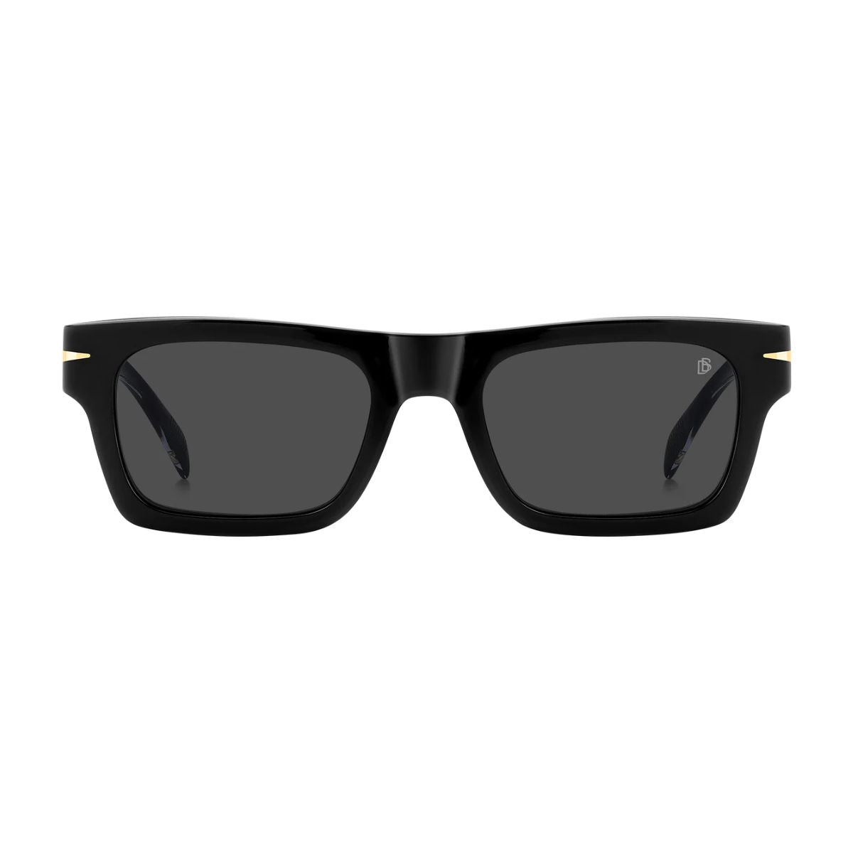 "David Beckham DB 7129/CS 80799 rectangle sunglasses for men with clip-on feature"