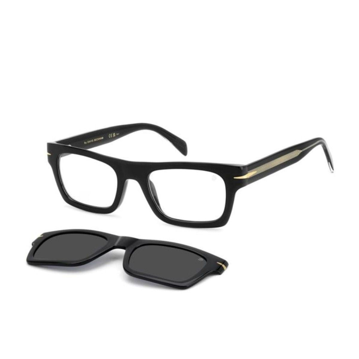 "Sleek David Beckham sunglasses with grey polarized lenses for superior glare protection"