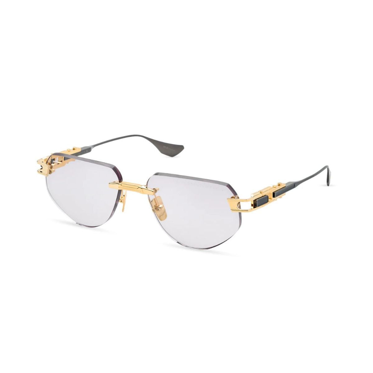 "Luxury Dita Grand Imperyn unisex eyewear in gold, featuring a sleek rectangular design, perfect for prescription glasses or fashion wear, buy online at Optorium."