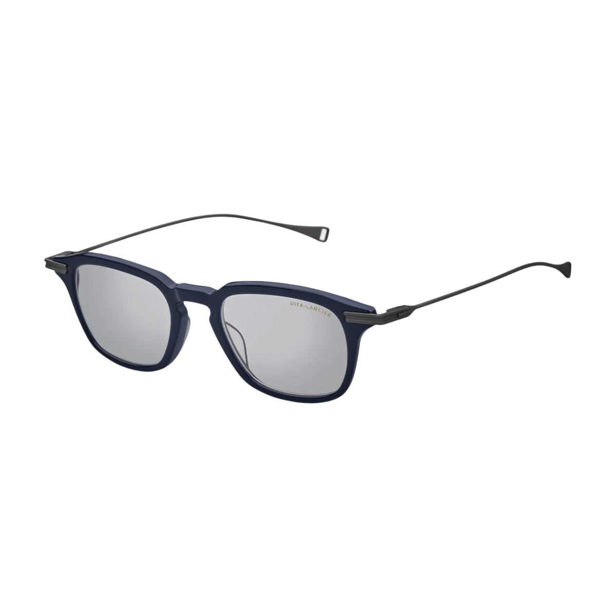 Square navy blue Dita Lancier DLX426-A-04 frame for men and women, sleek and durable, online at Optorium.