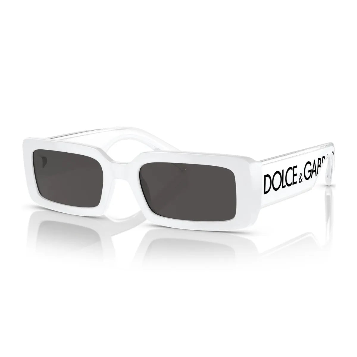 Stylish Dolce & Gabbana rectangle shades DG 6187 3312/87 luxury D&G eyewear at Optorium