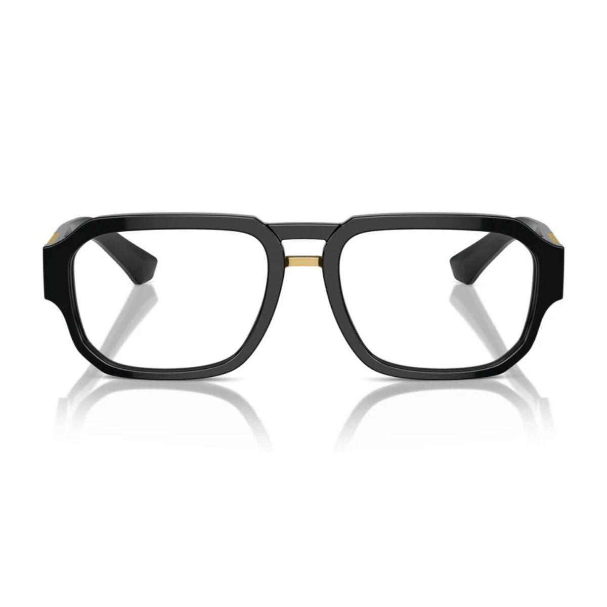 Discover the iconic Dolce & Gabbana DG3389 501 black pilot optical Frame, featuring a sleek DG3389 acetate frame perfect for modern style – optorium.
