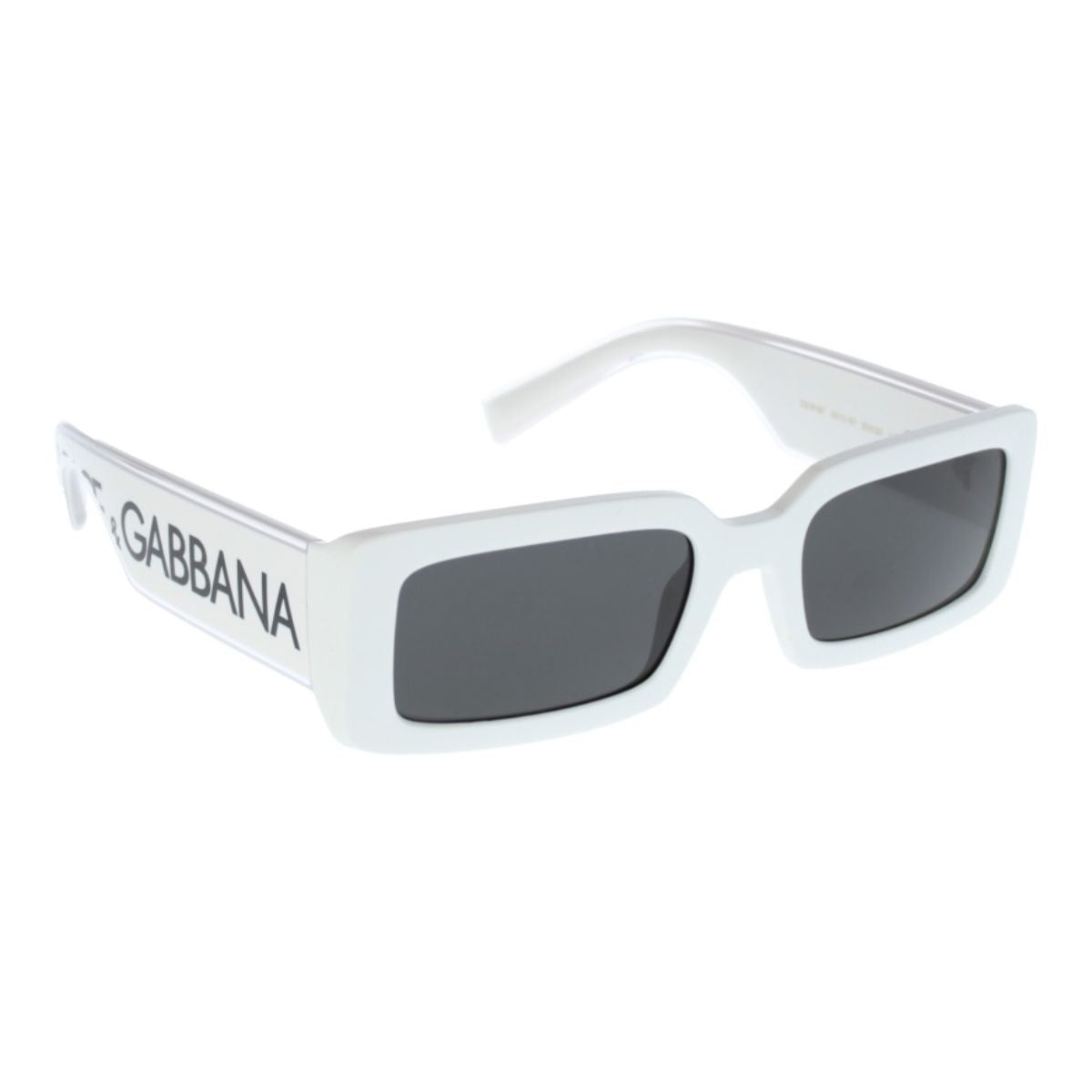 "Dolce & Gabbana DG6187 3312/87 sunglasses: UV protection, white color, perfect for men and women."
