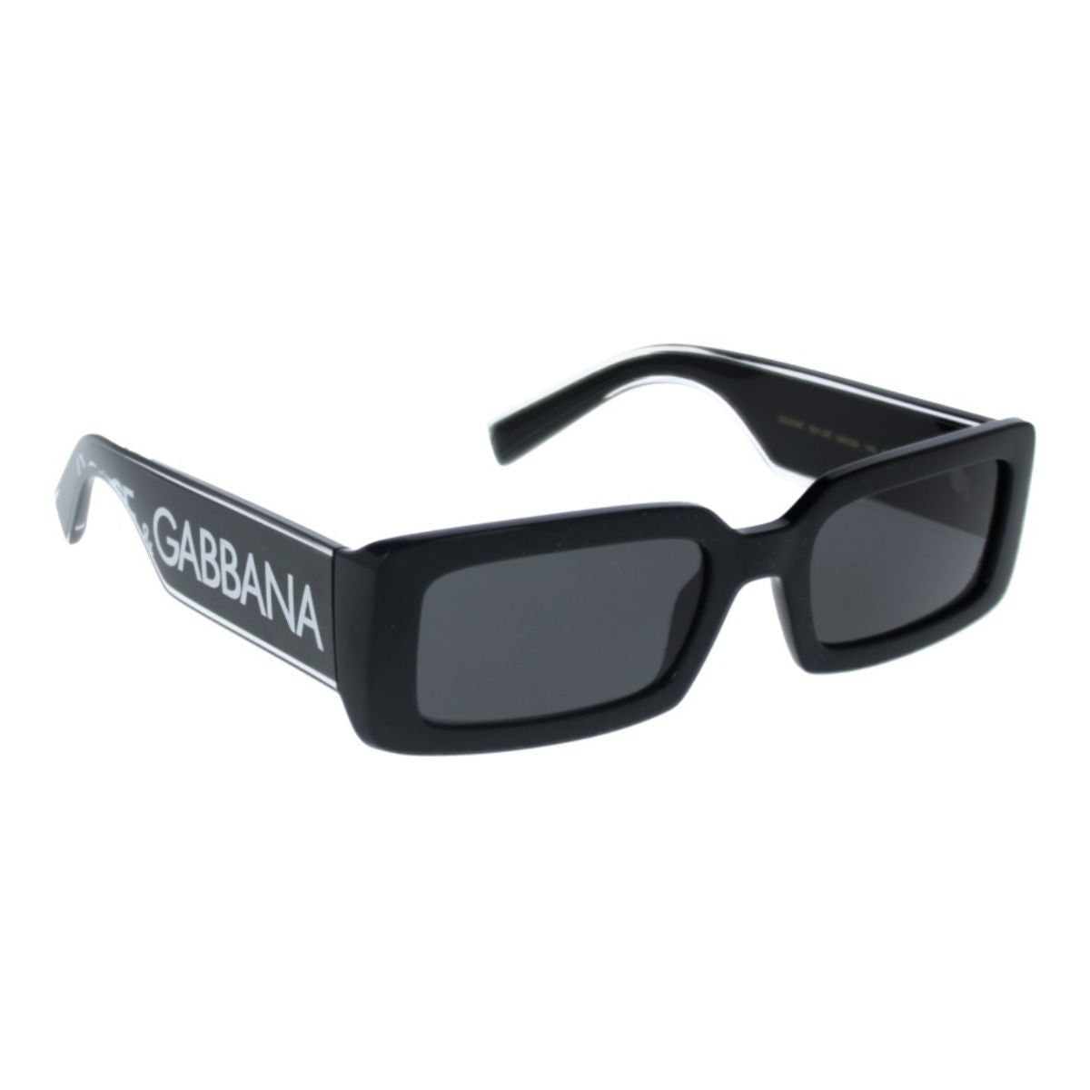 "Fashionable Dolce & Gabbana DG6187 501/87 sunglasses featuring logo on the side, UV protection for men and women."