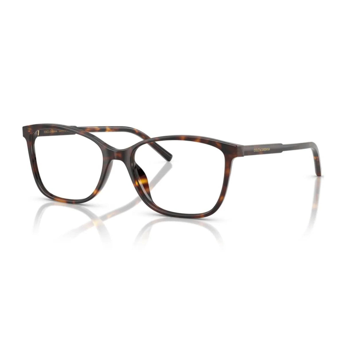 Dolce & Gabbana rectangle eyeglasses for women DG3424 502 Havana colour, full frame available at Optorium