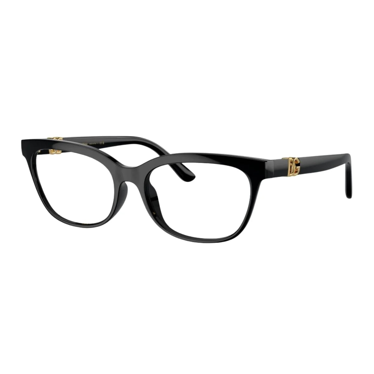 Authentic Dolce & Gabbana DG 5106-U 501 butterfly shape optical frames crafted in sleek black full rim design with comfortable fit and luxury Italian style optorium