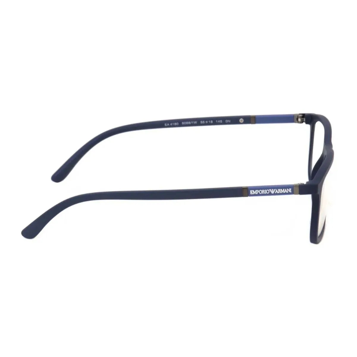 Emporio Armani sunglasses for men 4160 5088/1W in rectangle shape with 2 clip-ons, offering UV protection, stylish shades, and modern blue eyewear design at optorium.